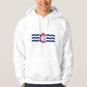Sweatshirt met capuchon en vlag van Cincinnati, Ve (Voorkant)