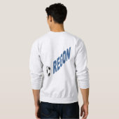 Sweatshirt met de rug van man DESIGN OREGON SPORT (Achterkant volledig)