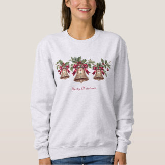 Sweatshirt met decoratieve gouden bellen