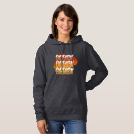 Sweatshirt met Design-kapuche