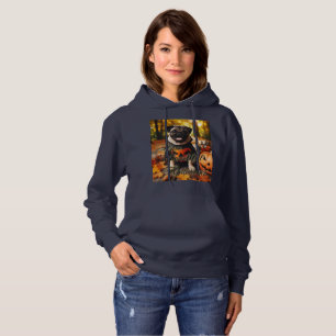 Sweatshirt met een mopshond Halloween