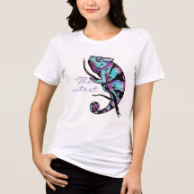 Sweatshirt met een schattig kameleon afbeelding.