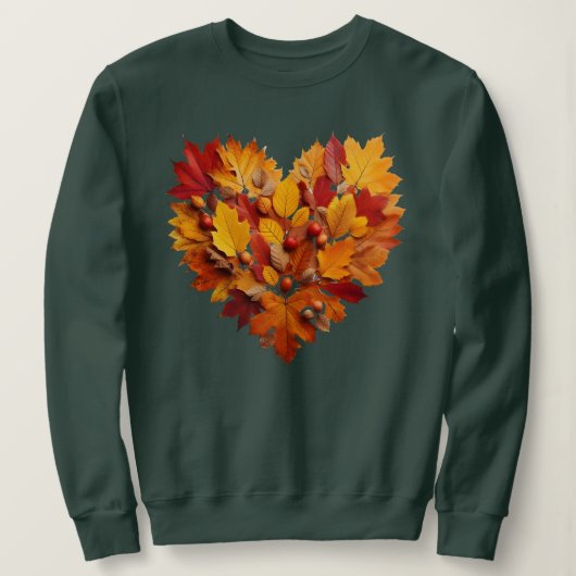 Sweatshirt met herfstthema (Design voorkant)