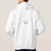Sweatshirt met kapuche voor mannen  (Achterkant)