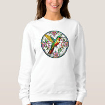 Sweatshirt met lange mouwen gebrandschilderd kolib