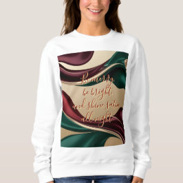 Sweatshirt met stijlvol abstract grafisch motief