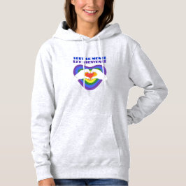 Sweatshirt met vrouwenmantel