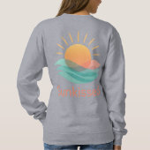 Sweatshirt met zomergevoel "Sunkissed" (Achterkant)