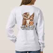 Sweatshirt: Mijn vader Mijn oude ik (grijs) Trui (Achterkant)