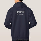 Sweatshirt: Navy Unisex Hoodie (Achterkant)