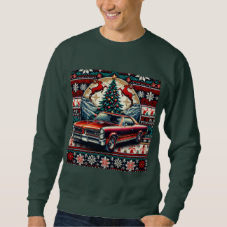 Sweatshirt noël christmas pontiac GTO 1966