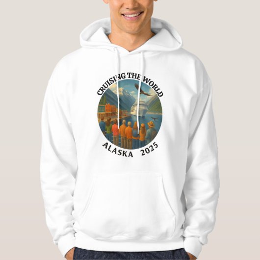 Sweatshirt or Hoodie for Alaska Cruise for family (Voorkant)