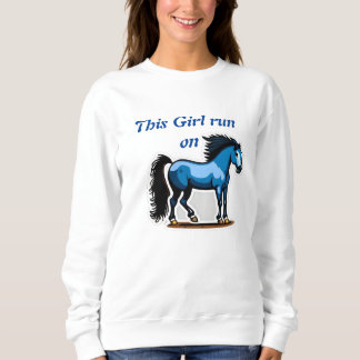 sweatshirt paarden houden van Shocase je love hors