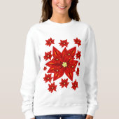 Sweatshirt Poinsettia (Voorkant)