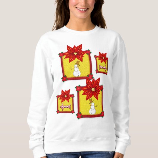 Sweatshirt Poinsettia (Voorkant)