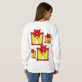 Sweatshirt Poinsettia (Achterkant volledig)