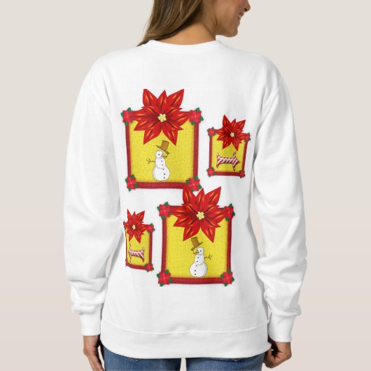 Sweatshirt Poinsettia (Achterkant)
