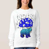 Sweatshirt Polar Beer Snow (Voorkant)