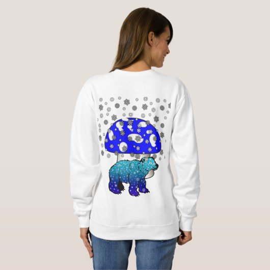 Sweatshirt  Polar Beer Snow (Achterkant volledig)