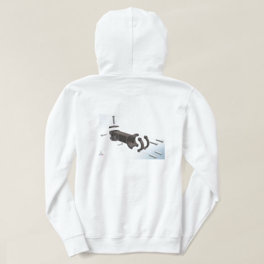 Sweatshirt potence au dos (Design achterkant)