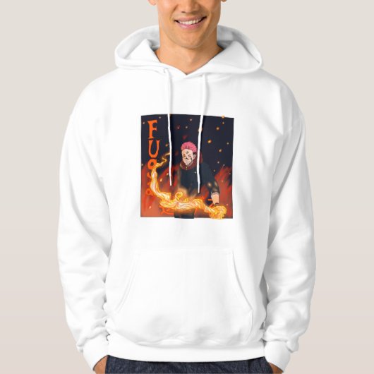 Sweatshirt print: anime Jujutsu Kaisen (Voorkant)