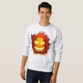 Sweatshirt Pumpkinmoji (Voorkant volledig)