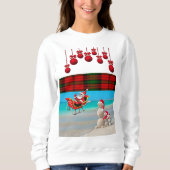Sweatshirt  Santa Beach Bum (Voorkant)