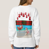 Sweatshirt  Santa Beach Bum (Achterkant)