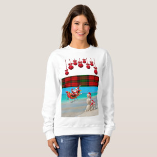 Sweatshirt  Santa Beach Bum