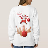 Sweatshirt  Santa Bowling (Achterkant)