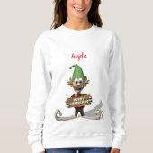 Sweatshirt  Santa Elf (Voorkant)