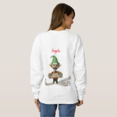 Sweatshirt  Santa Elf (Achterkant volledig)