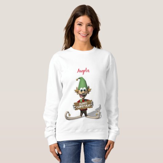 Sweatshirt  Santa Elf (Voorkant volledig)