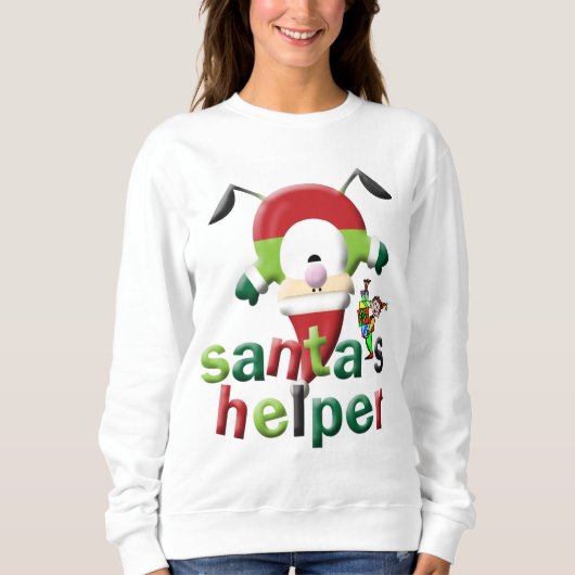 Sweatshirt  Santa Elf Helpers (Voorkant)
