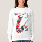 Sweatshirt Santa's Cats Kittens Meow (Voorkant)