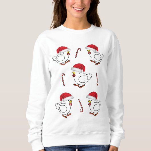 Sweatshirt  Santa's Chicks (Voorkant)