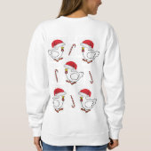 Sweatshirt Santa's Chicks (Achterkant)