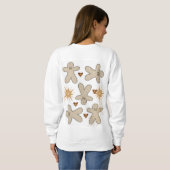 Sweatshirt  Santa's Gingerbread man (Achterkant volledig)