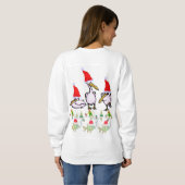 Sweatshirt  Santa's Pelicans (Achterkant volledig)