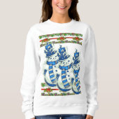 Sweatshirt Santa's Sneeuwman (Voorkant)