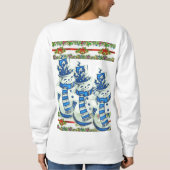 Sweatshirt Santa's Sneeuwman (Achterkant)