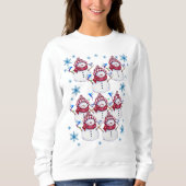 Sweatshirt Santa's Sneeuwman (Voorkant)