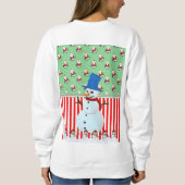 Sweatshirt  Santa's Sneeuwman (Achterkant)