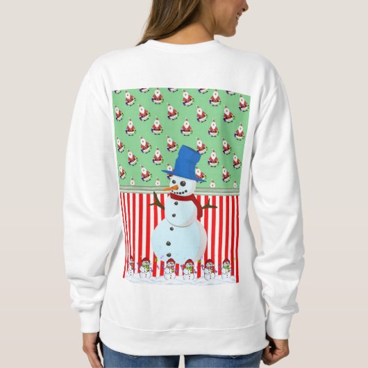 Sweatshirt  Santa's Sneeuwman (Achterkant)