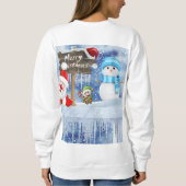 Sweatshirt Santa's Sneeuwman (Achterkant)