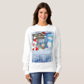 Sweatshirt  Santa's Sneeuwman (Voorkant volledig)