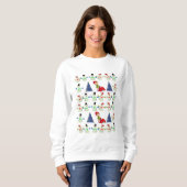 Sweatshirt Sneeuwman Elf (Voorkant volledig)