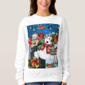 Sweatshirt  Sneeuwman Elf (Voorkant)