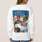 Sweatshirt  Sneeuwman Elf (Achterkant)