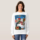 Sweatshirt  Sneeuwman Elf (Voorkant volledig)